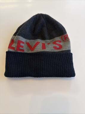 Levis Beanie Mens Navy